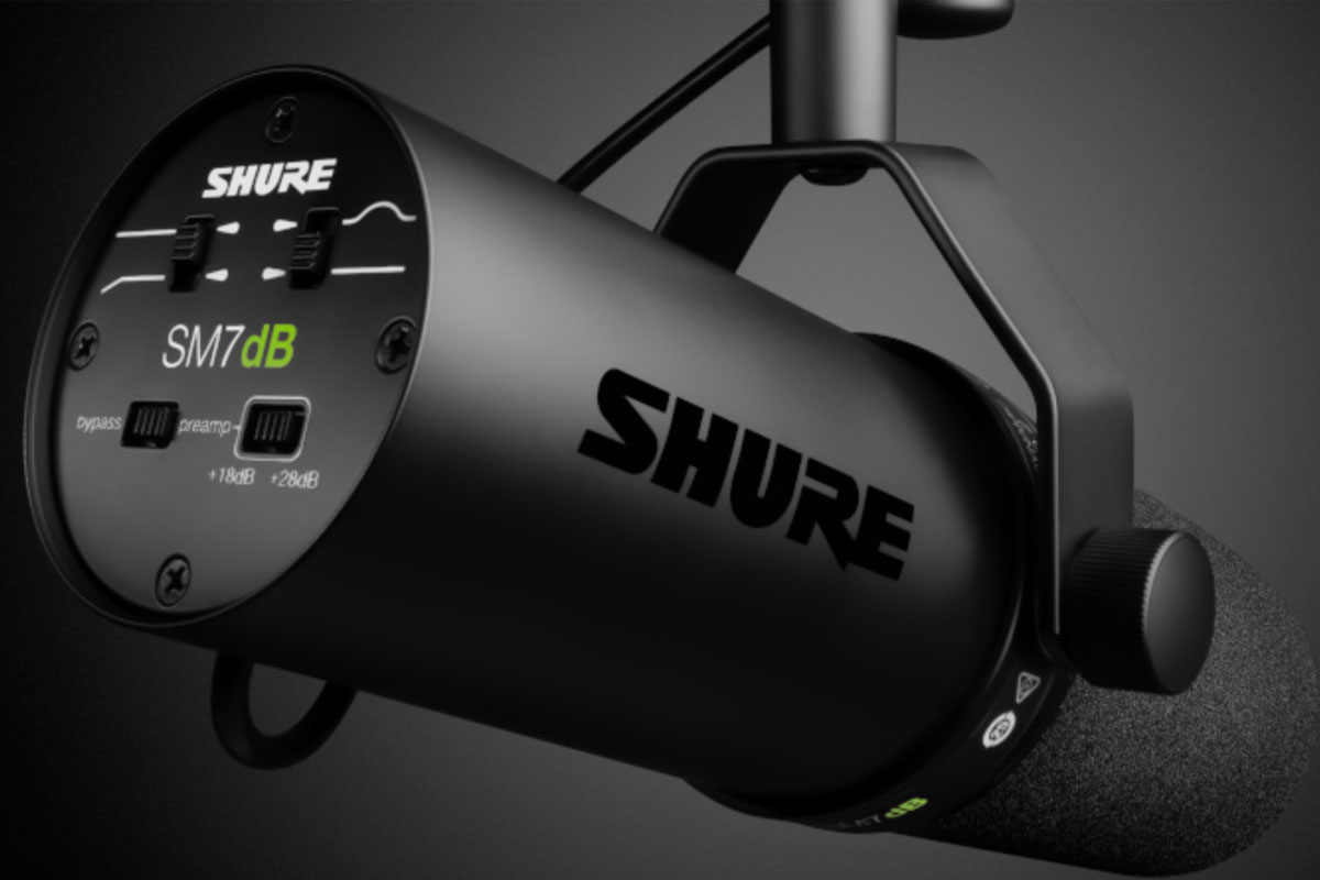 Mic’d up: Shure launch the SM7dB with built-in preamp features